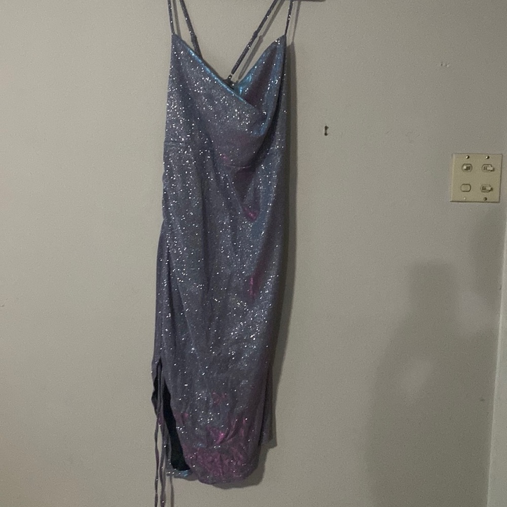 Never worn with tags Cider cowgirl neck glitter mini dress